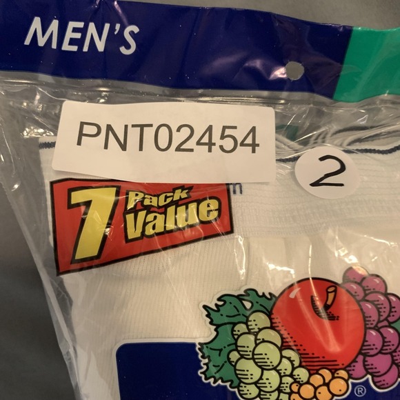 Fruit Of The Loom Briefs Mens Medium White Cotton Underwear 7 Pack 2009 Vintage - Picture 4 of 4